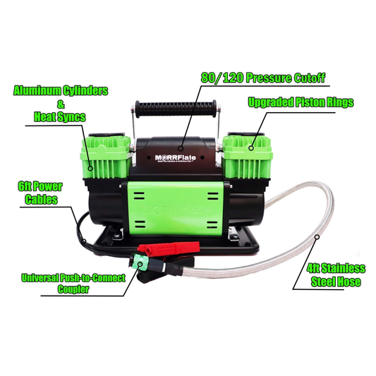 MORRFlate TenSix™ Portable 12v Off Road Air Compressor – Gen2
