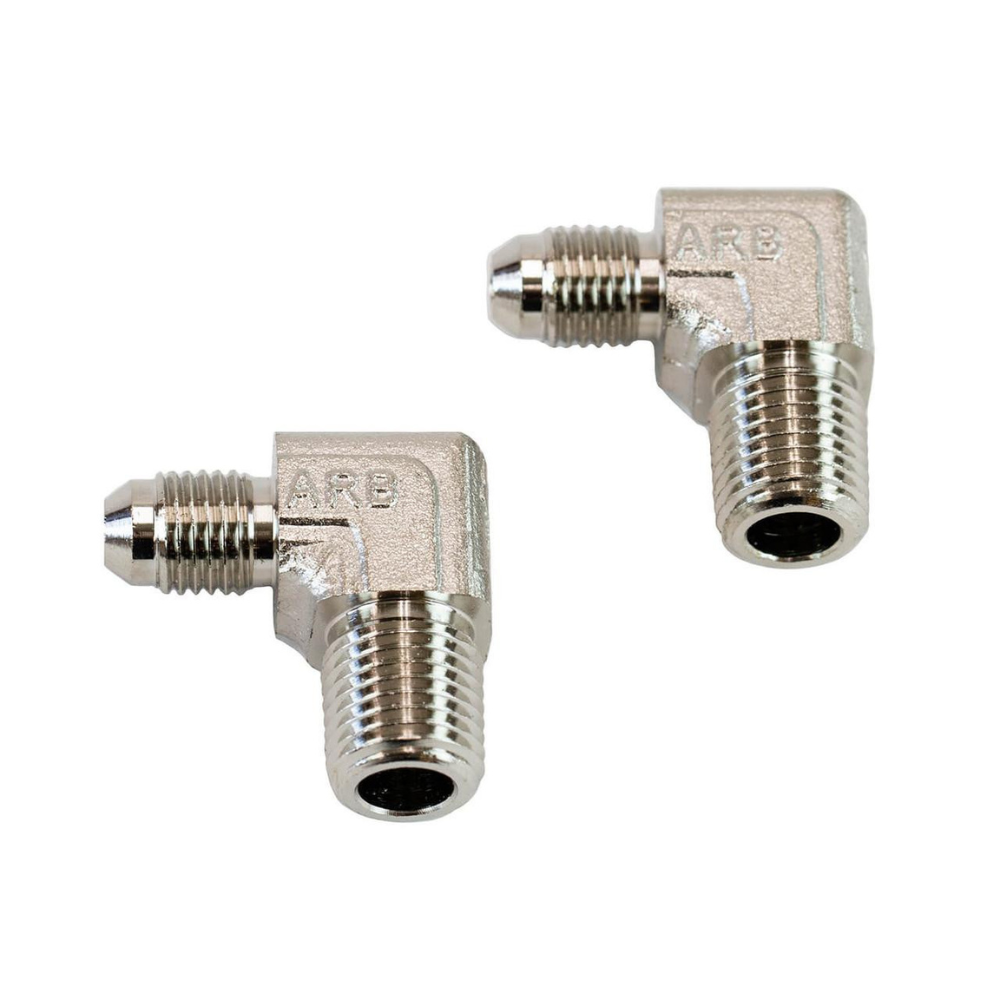 ARB Elbow Fitting JIC-4(M) 1/4 NPT (M) 2PK