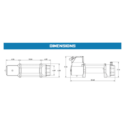 Superwinch Tiger Shark 11500SR Winch