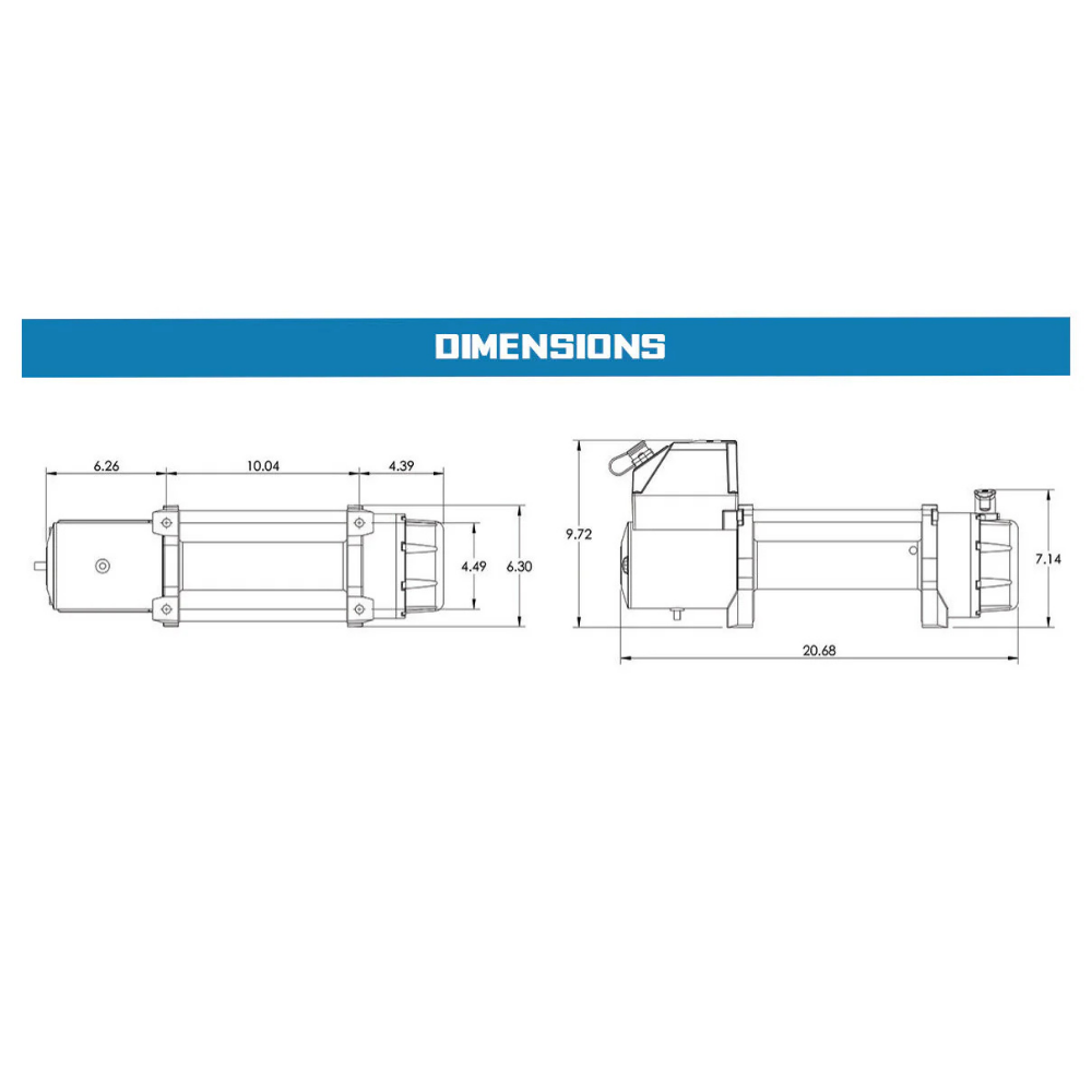 Superwinch Tiger Shark 9500SR Winch