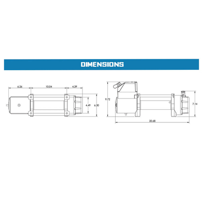 Superwinch Tiger Shark 9500SR Winch