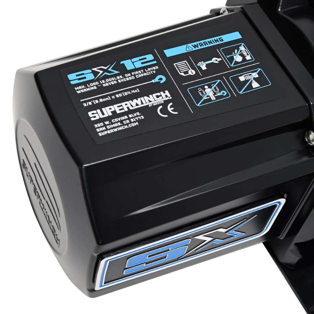 Superwinch SX12SR Winch - Black