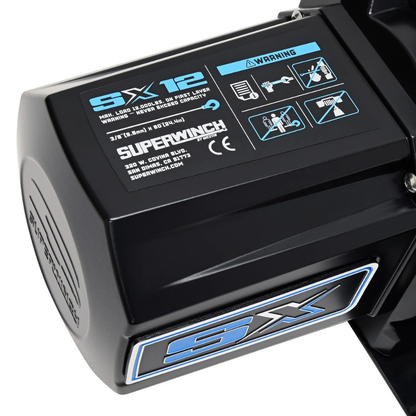 Superwinch SX12SR Winch - Black