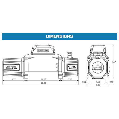 Superwinch SX12SR Winch - Black