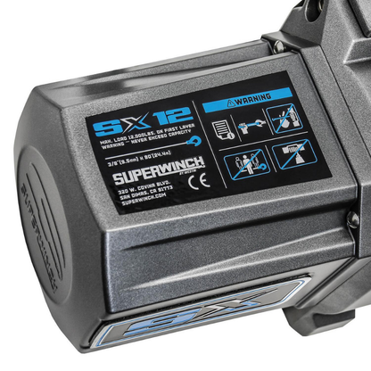 Superwinch SX12SR Winch - Graphite