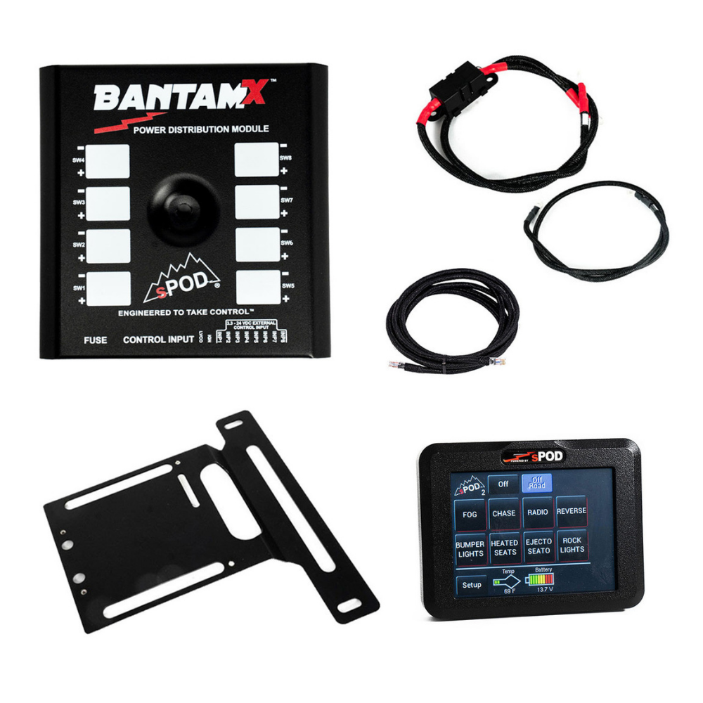 sPOD BantamX Touchscreen - Jeep JL/JT