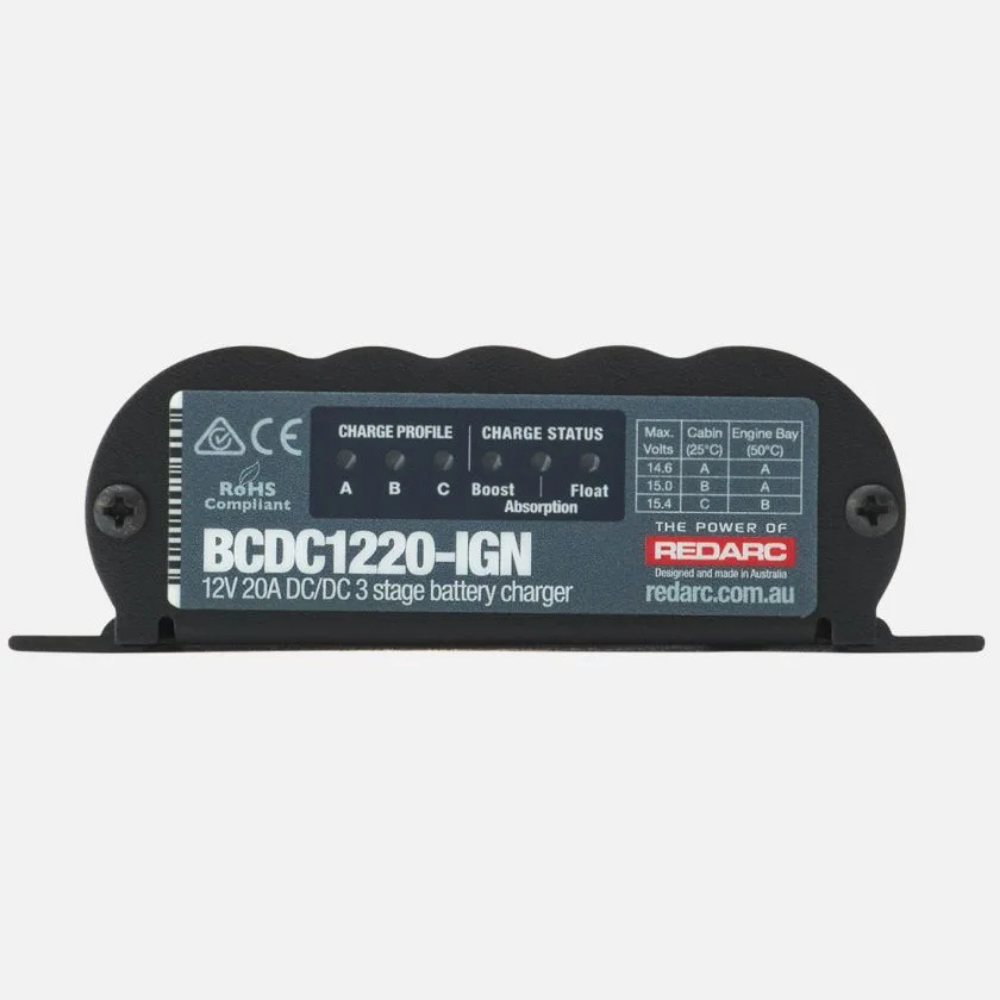 REDARC 20A In-Vehicle DC Battery Charger Ignition Control