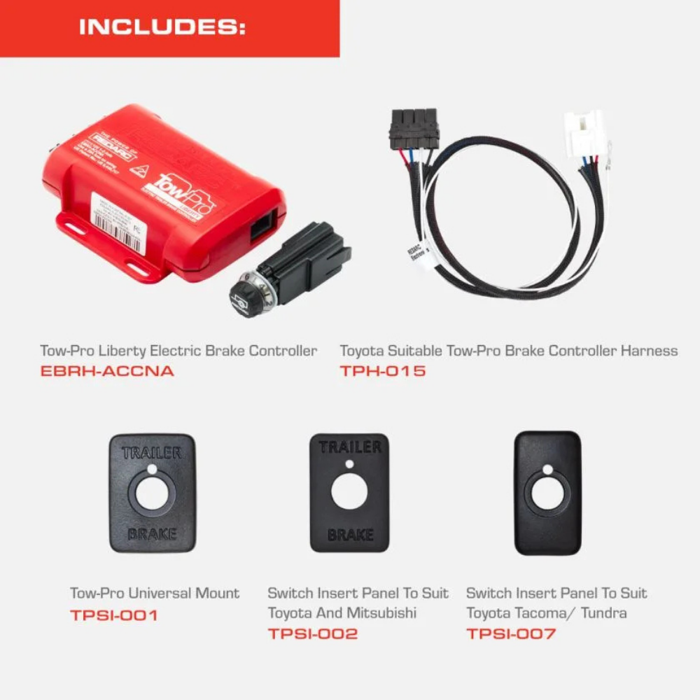 Redarc Liberty Kit-Tow-Pro Brake Controller 2nd & 3rd Gen Tundra / 3rd Gen Tacoma
