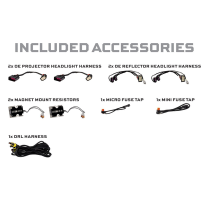 Morimoto Ram 1500 Classic (2009-2024) & Ram HD (2009-2018) XB Evo Hybrid LED Headlights