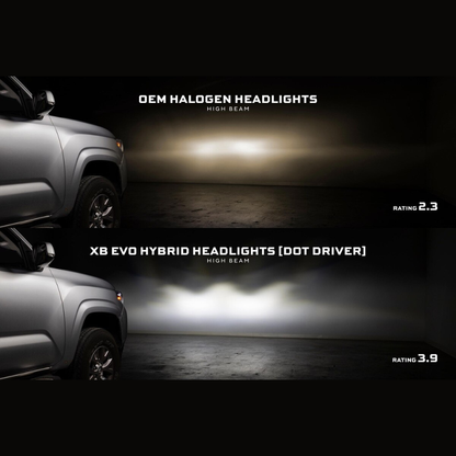 Morimoto Toyota Tacoma 3rd Gen (2016-2023) XB Evo Hybrid LED Headlights