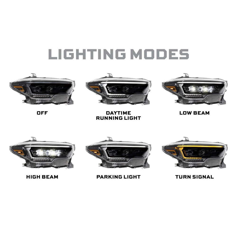 Morimoto Toyota Tacoma 3rd Gen (2016-2023) XB Evo Hybrid LED Headlights