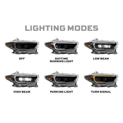 Morimoto Toyota Tacoma 3rd Gen (2016-2023) XB Evo Hybrid LED Headlights