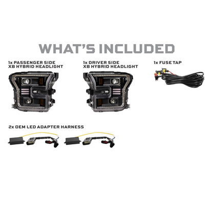 Morimoto Ford F150 (2015-2017) XB Hybrid LED Headlights