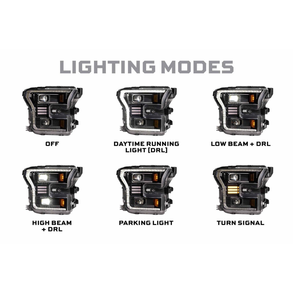 Morimoto Ford F150 (2015-2017) XB Hybrid LED Headlights