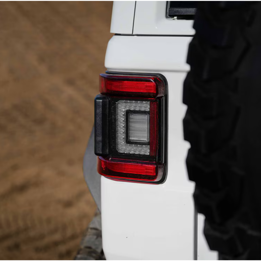 Morimoto Jeep JL Wrangler (2018-2016) XB LED Low Profile Tail Lights (Red)