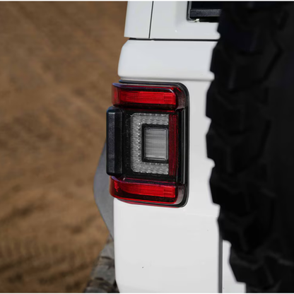 Morimoto Jeep JL Wrangler (2018-2016) XB LED Low Profile Tail Lights (Red)