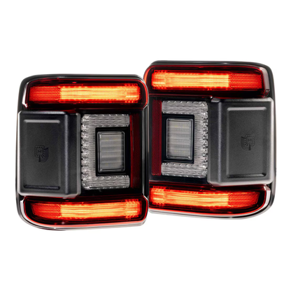 Morimoto Jeep JL Wrangler (2018-2016) XB LED Low Profile Tail Lights (Red)