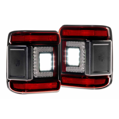 Morimoto Jeep JL Wrangler (2018-2016) XB LED Low Profile Tail Lights (Red)