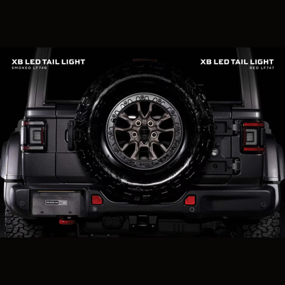 Morimoto Jeep JL Wrangler (2018-2016) XB LED Low Profile Tail Lights (Red)