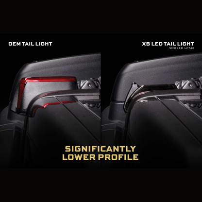 Morimoto Jeep JL Wrangler (2018-2016) XB LED Low Profile Tail Lights (Red)