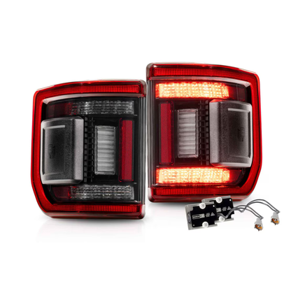 Morimoto Jeep JT Gladiator (2020+) XB LED Low Profile Tail Lights (Red)