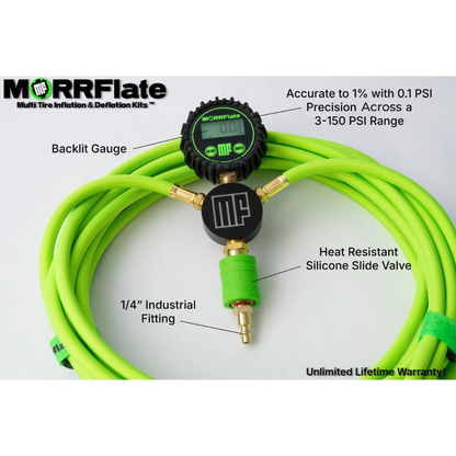 MORRFlate Braided Quad: 4-Tire Hose Kit, Up to 125" Wheelbase