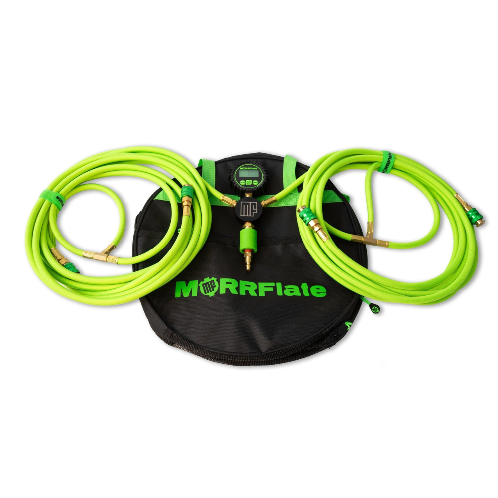 MORRFlate Braided Quad+: 4-Tire Hose Kit, Up to 155? Wheelbase